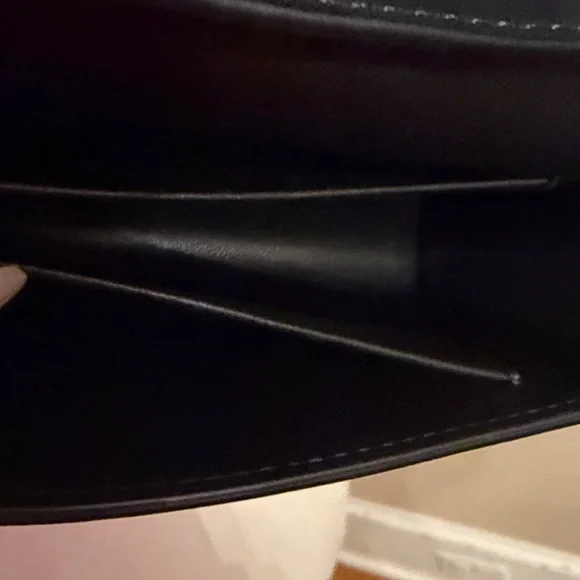 THE ROW sofia e/w crossbody bag black leather and suede - Picture 13 of 13